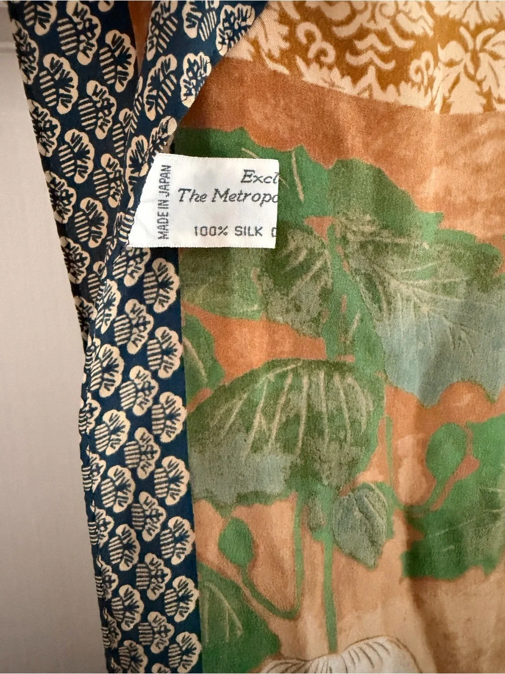 Floral 100% Silk Scarf